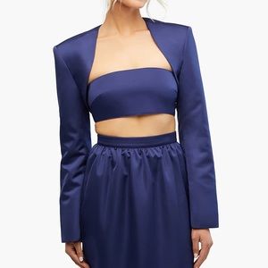WeWoreWhat Navy Bolero